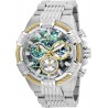 Watch Invicta 26539 Men Bolt Quartz with Stainless Steel Strap, Silver, 30