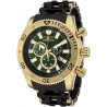Watch Invicta 0141 Men Sea Spider Collection Chronograph Green Dial Polyurethane
