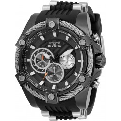 Watch Invicta 32697 Men Bolt Japanese Quartz with Silicone, Stainless Steel Strap, Black, 26
