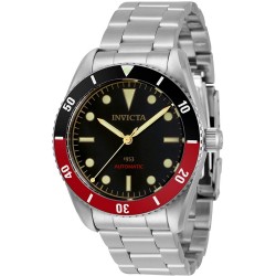 Watch Invicta 34334 Men Pro Diver Automatic 3 Hand Black Dial