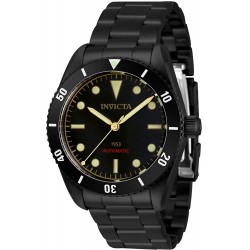 Watch Invicta 34337 Men 1953 Combat PRO Diver NH35 Automatic 40MM All Black IP SS