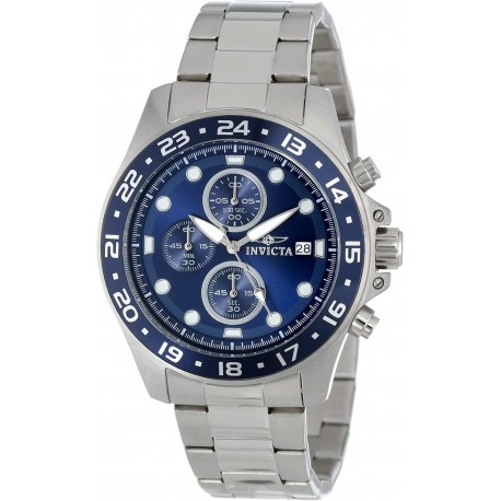Watch Invicta 15205 Men Pro Diver 45mm Stainless Steel Chronograph Quartz , Silver (Model: 15205)