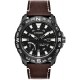 Watch Citizen AW7045-09E PRT Black Dial Leather Strap Men
