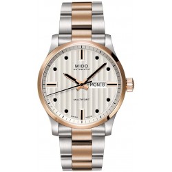 Reloj Mido Hombre MIDO-M0054302203102 Multifort Analog Display Swiss Automatic Two Tone