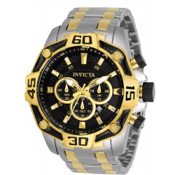 Watch Invicta Pro Diver Men 33853 Quartz Chronograph Black Dial