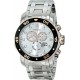 Watch Invicta 80037 Men Pro Diver Chronograph Silver Dial Stainless Steel
