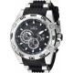 Watch Invicta 25505 Men Speedway Stainless Steel Quartz with Silicone Strap, Black, 26.4