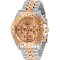 Watch Invicta 30994 Men Speedway Rose Gold Dial Bracelet Chrono