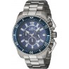 Watch Invicta 21953 Men Pro Diver 48mm Stainless Steel Chronograph Quartz Blue Dial , Silver, Gold, Two Tone
