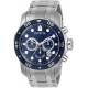 Watch Invicta 0070 Men Pro Diver Quartz Chronograph with Stainless Steel Strap, Silver, 26 Model 0073)