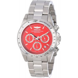 Watch Invicta 14380 Men Speedway Chronograph Red Dial Stainless Steel