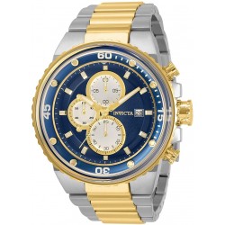Watch Invicta 31522 Men Pro Diver Japanese Quartz with Stainless Steel Strap, Steel, Gold, 28