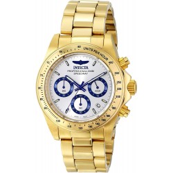 Watch Invicta 17312 Men Speedway Analog Display Japanese Quartz Gold