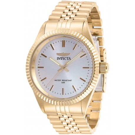 Watch Invicta 29384 Men Specialty Quartz with Stainless Steel Strap, Gold, 22