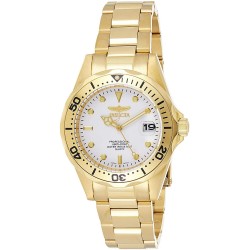 Watch Invicta INVICTA-8938 Men Pro Diver 37.5mm Gold Tone Stainless Steel Quartz , Gold/White