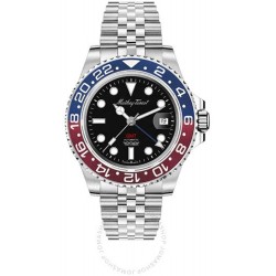 Watch Tissot Mathey-Tissot GMT Automatic Black Dial Pepsi Bezel Men H903ATAR