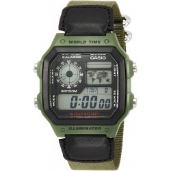 Watch Casio Classic Green AE1200WHB-3B