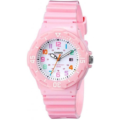 Watch Casio LRW-200H-4B2VDF Analog Quartz Pink Resin Women