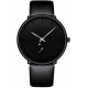 Watch Men Ultra-Thin Minimalist Waterproof-Fashion Wrist for Unisex Dress with Leather Band