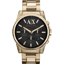Watch Armani Exchange Men Gold Chronograph Bracelet Wat