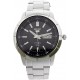Watch Seiko 5 SNKN55J1 Men Japan Stainless Steel Black Dial Day Date Automatic