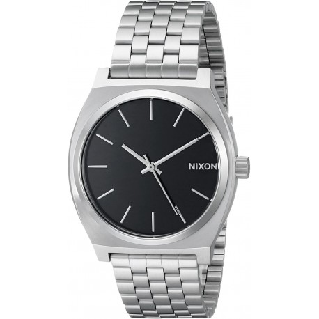 Watch Nixon Unisex Time Teller Japanese quartz Stainless Steel Black A045