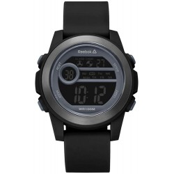 Watch Reebok Mode Sport Black Men , 43mm case, face, ABS PU Strap, Grey/Black dial (RD-MOS-L9-PBPB-B4)