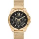 Watch Michael Kors MK8867 Men Brecken Quartz with Stainless Steel Strap, Gold, 22