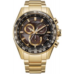 Watch Citizen CB5912-50E Men Eco-Drive Chronograph Gold-Tone Stainless Steel Bracelet