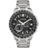 Watch Citizen CC3005-85E Satellite Wave-World Time GPS Men Quartz with Black Dial Analogue Display and S