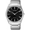 Watch Citizen AR3071-87E Men Eco Drive Black Dial Steel Bracelet