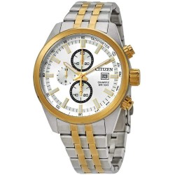 Watch Citizen AN3624-51A Chronograph Quartz Silver Dial Two-Tone Men