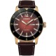 Watch Citizen AW0079-13X Orange Dial Brown Leather Men