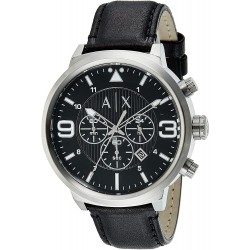 Watch Armani AX1371 Exchange Men Black Leather