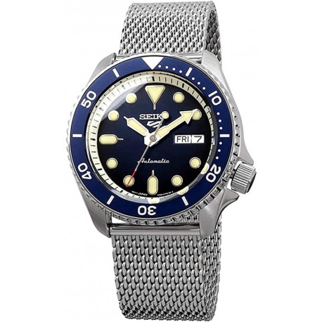 Watch Seiko SRPD71 5 Sports Men Silver-Tone 42.5mm Stainless Steel