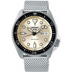 Watch Seiko SRPE75K1 SRPE75 5 Sports Men Silver-Tone 42.5mm Stainless Steel