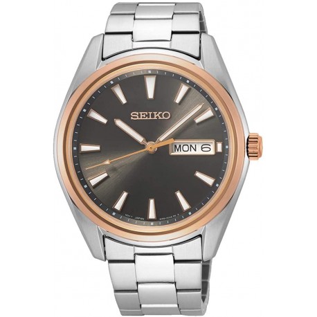 Watch Seiko SUR344P1 Neo Classic Quartz Black Dial Men