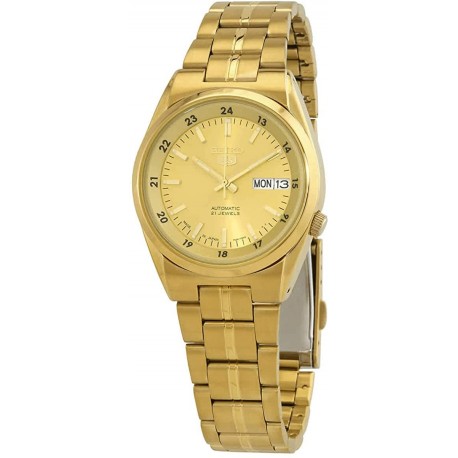 Watch Seiko SNK574J1 5 Automatic Gold Dial Men