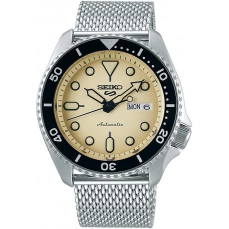 Watch Seiko SRPD67 5 Sports Men Silver-Tone 42.5mm Stainless Steel