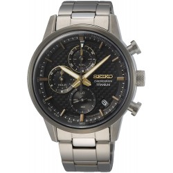 Watch Seiko SSB391 Chronograph Quartz Black Dial Men