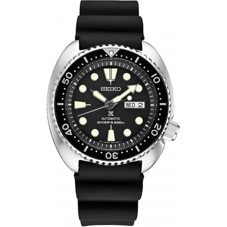 Watch Seiko SRPE93 Prospex Men Black 45mm Stainless Steel