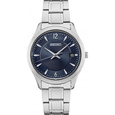 Watch Seiko SUR419 Essential Stainless Steel Blue Dial Men