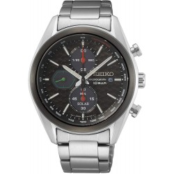 Watch Seiko SSC803 Chronograph Black Dial Stainless Steel Men