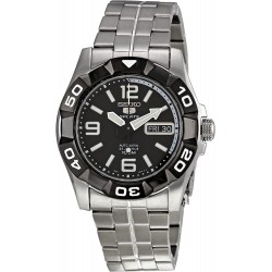 Watch Seiko SNZH99 Men Black Dial 5 Sports