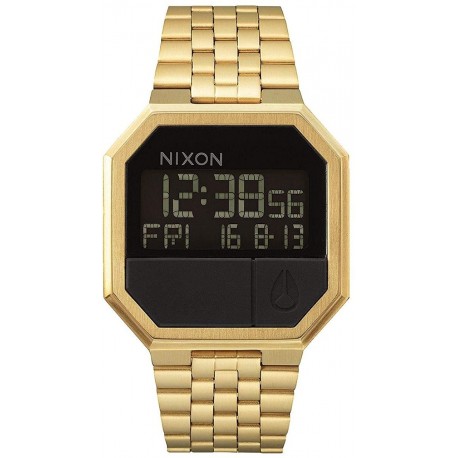 Watch Nixon A158502 Re-Run A158. 100m Water Resistant Men Digital (38.5mm Face. 13-18mm Stainless Steel Band)