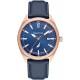 Watch Nautica NAPBPS010 Men Stainless Steel Quartz Leather Strap, Blue, 22 Casual
