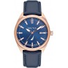 Watch Nautica NAPBPS010 Men Stainless Steel Quartz Leather Strap, Blue, 22 Casual