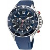 Watch Nautica NAPNSS116 Men Stainless Steel Quartz Silicone Strap, Blue, 22 Casual