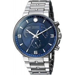 Watch Movado 0607129 Men SE Pilot Analog Display Swiss Quartz Silver