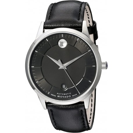 Watch Movado 0606873 Men Analog Display Swiss Automatic Black
